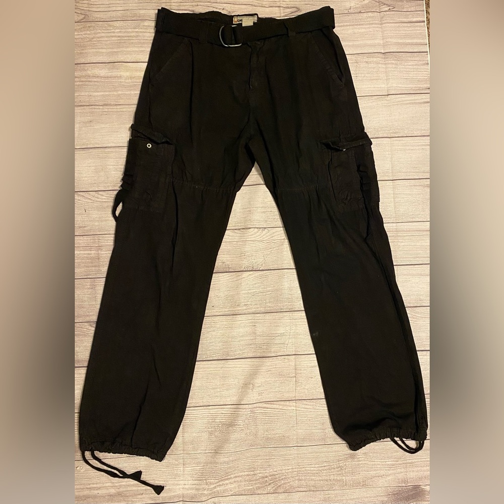 Men's Black Cargo Pants